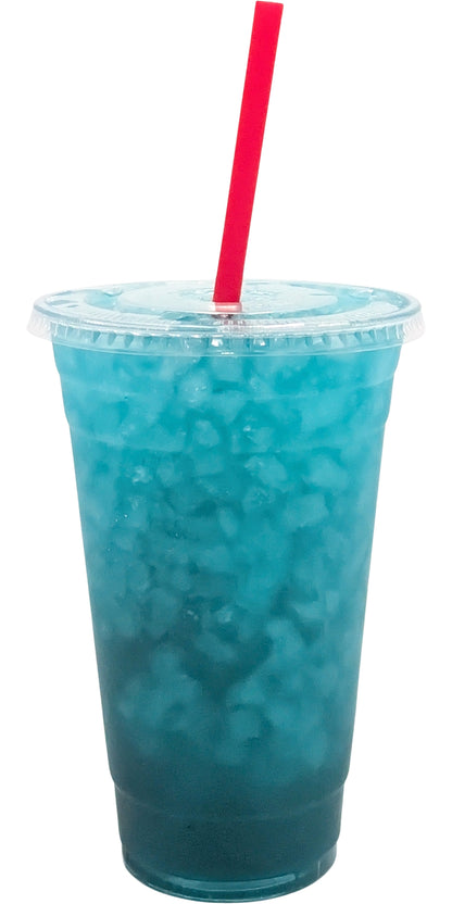 Spring Fever Flavored Loaded Tea in a Cup. Blue Color.